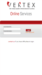 Mobile Screenshot of online.vertexservices.com.my